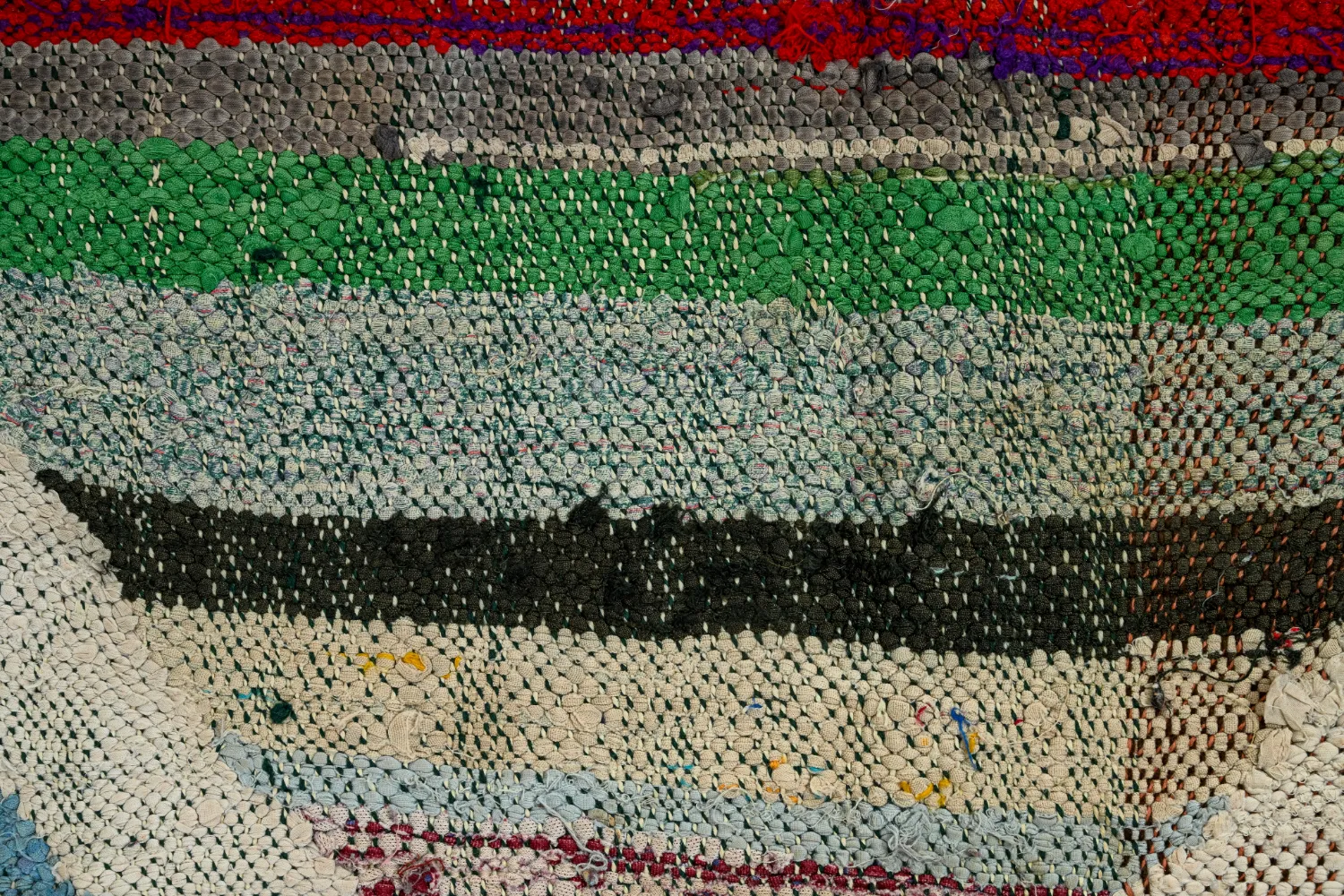 Alfombra Marroquí Bereber Boucherouite 145 x 295 cm