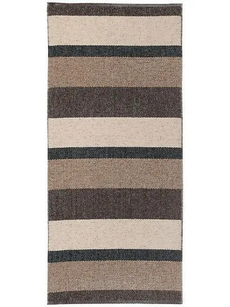 Alfombra de plástico - Horredsmattan Block metallic (marrón)