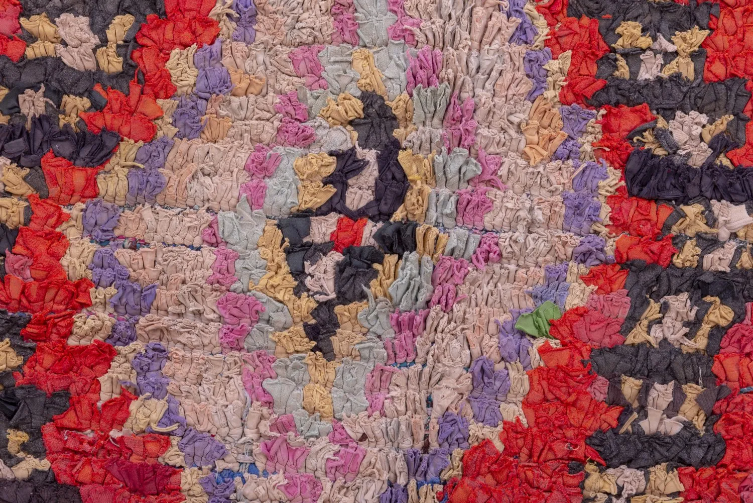 Alfombra Marroquí Bereber Boucherouite 250 x 130 cm