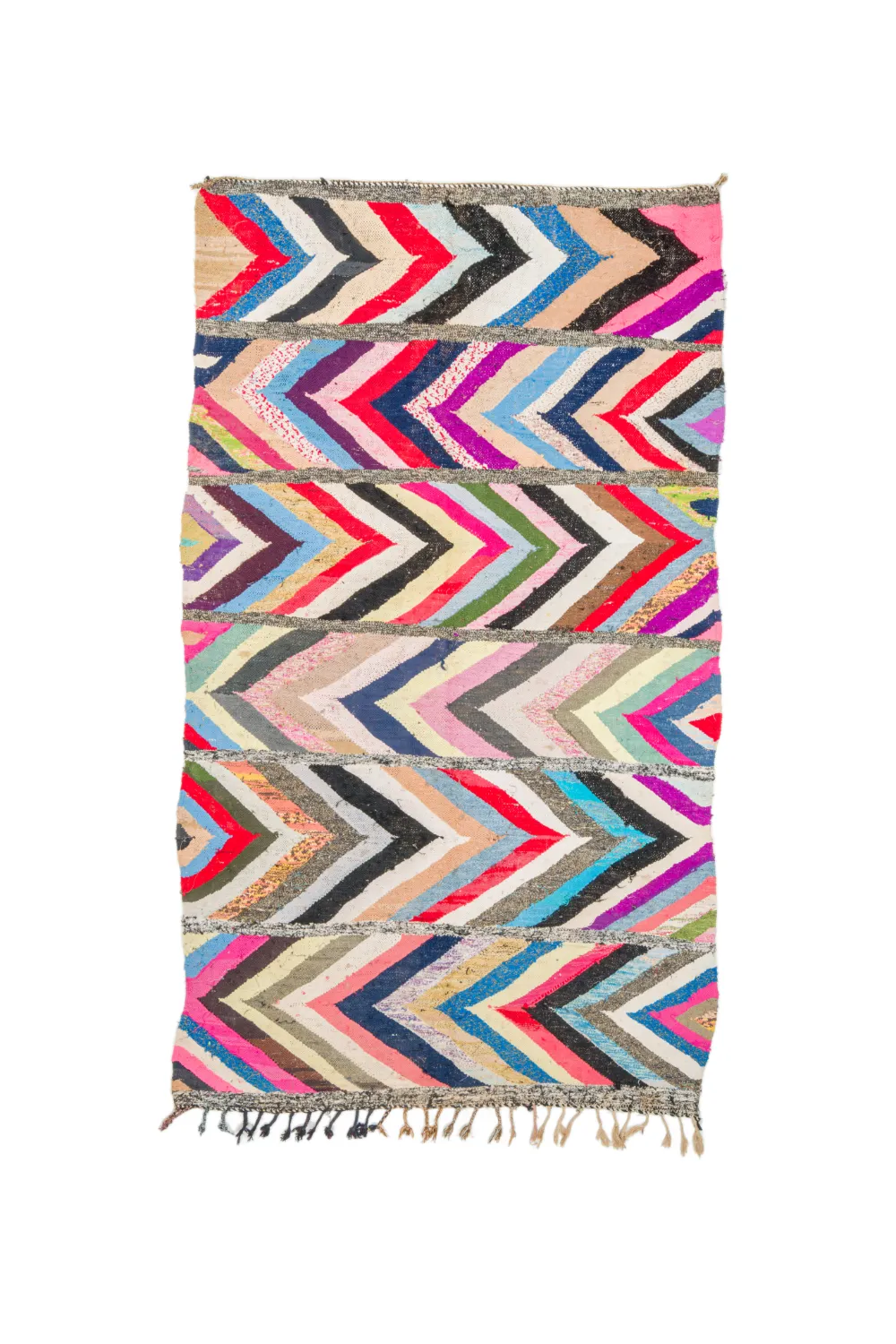 Alfombra Marroquí Bereber Boucherouite 165 x 270 cm