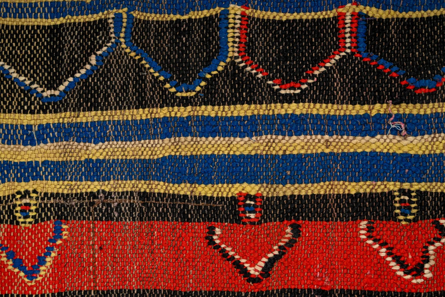 Alfombra Marroquí Bereber Boucherouite 165 x 235 cm