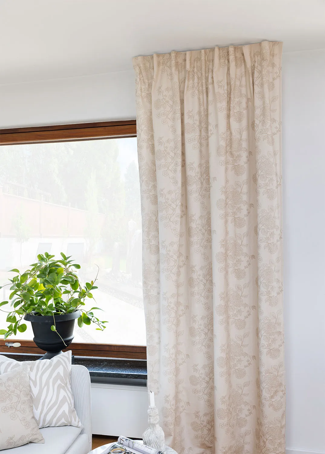 Cortinas - Cortina de algodón Minna (beige)