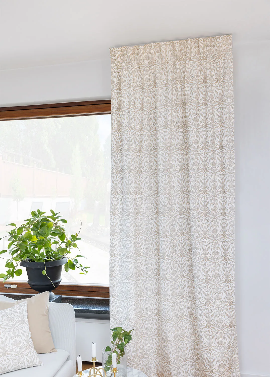 Cortinas - Cortina de algodón Viola (beige)