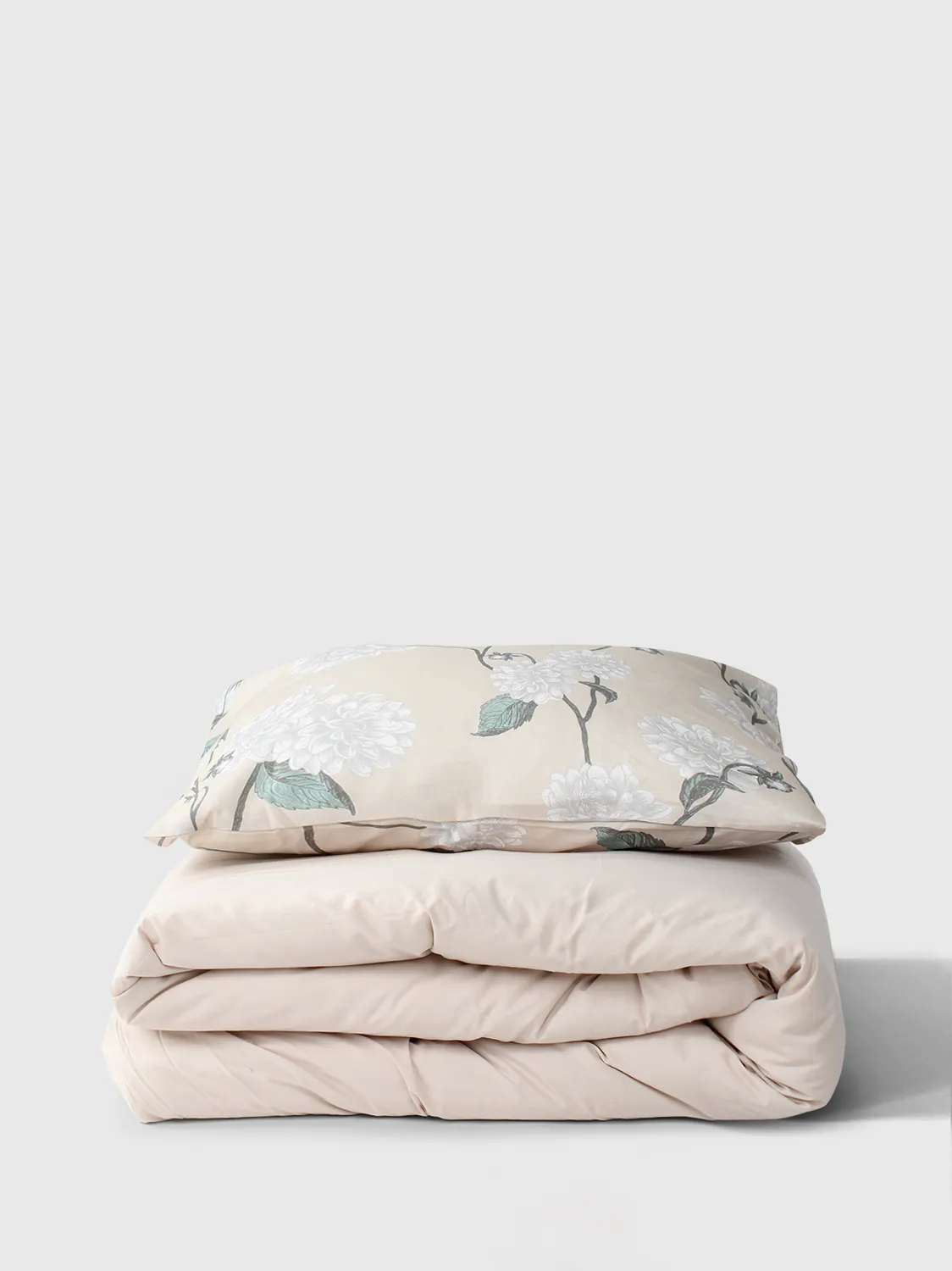 Juego de funda nórdica - Alyssa (beige/gris)