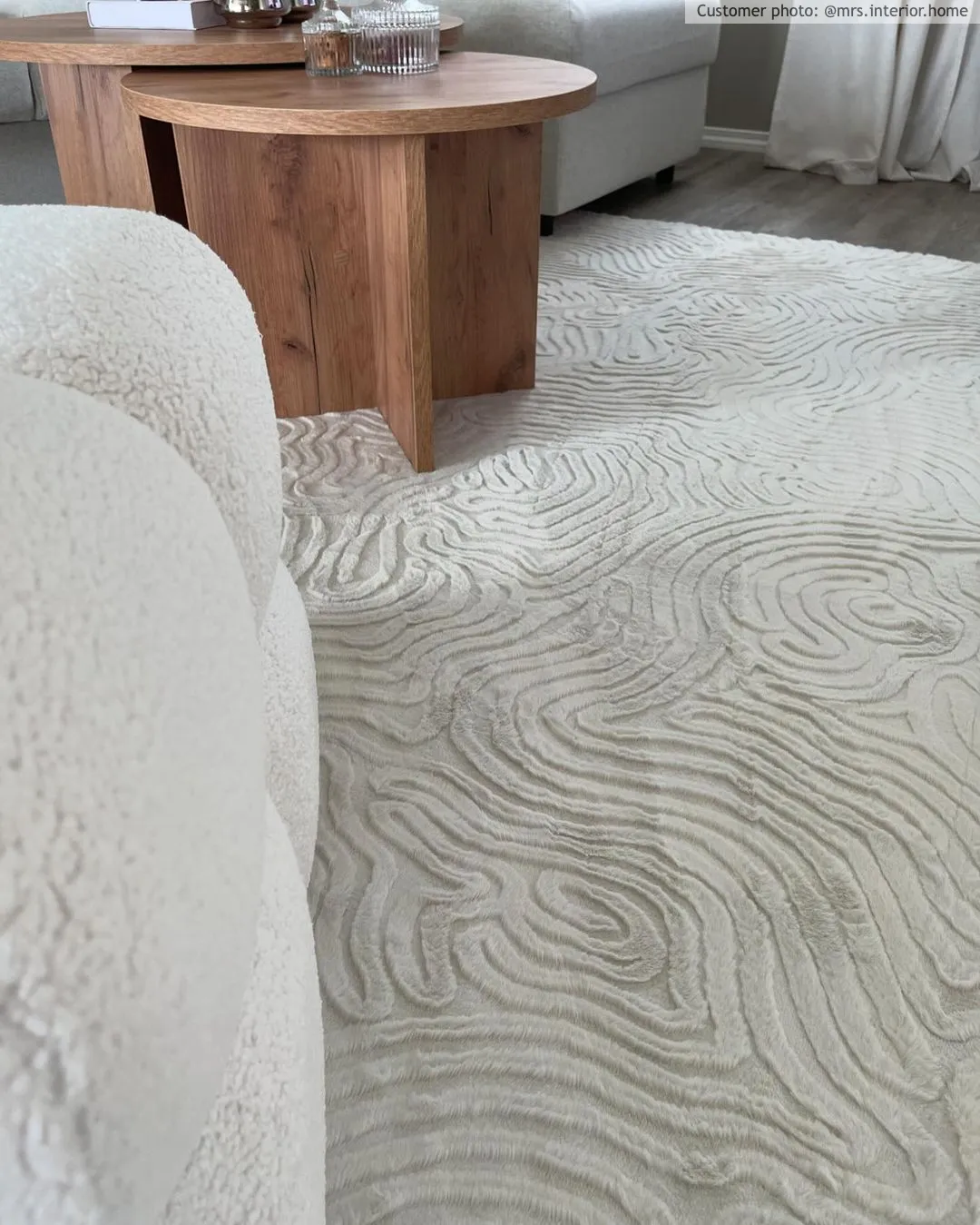 Alfombras de pelo largo - Amora (offwhite)
