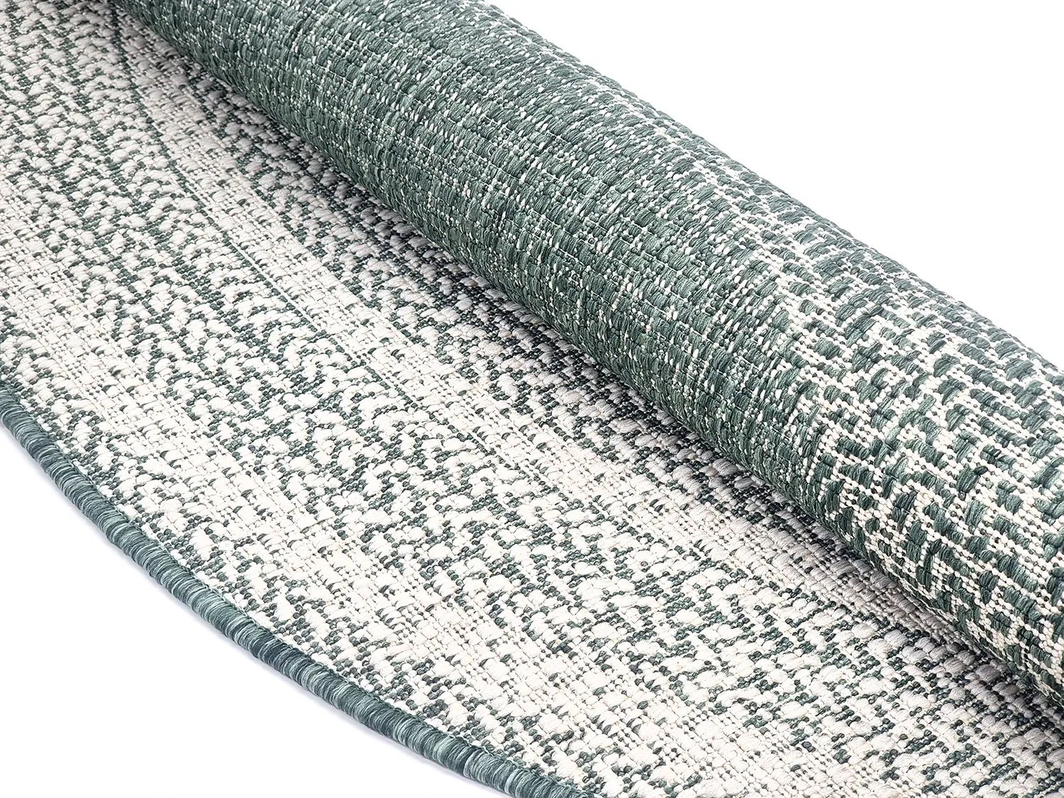 Alfombras redondeadas - Indoor/Outdoor Angus (verde)
