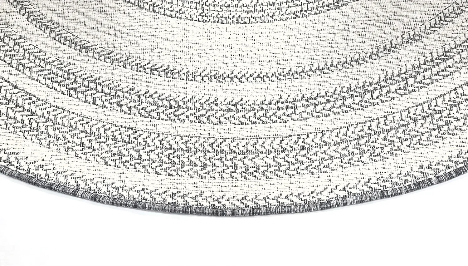Alfombras redondeadas - Indoor/Outdoor Angus (gris)