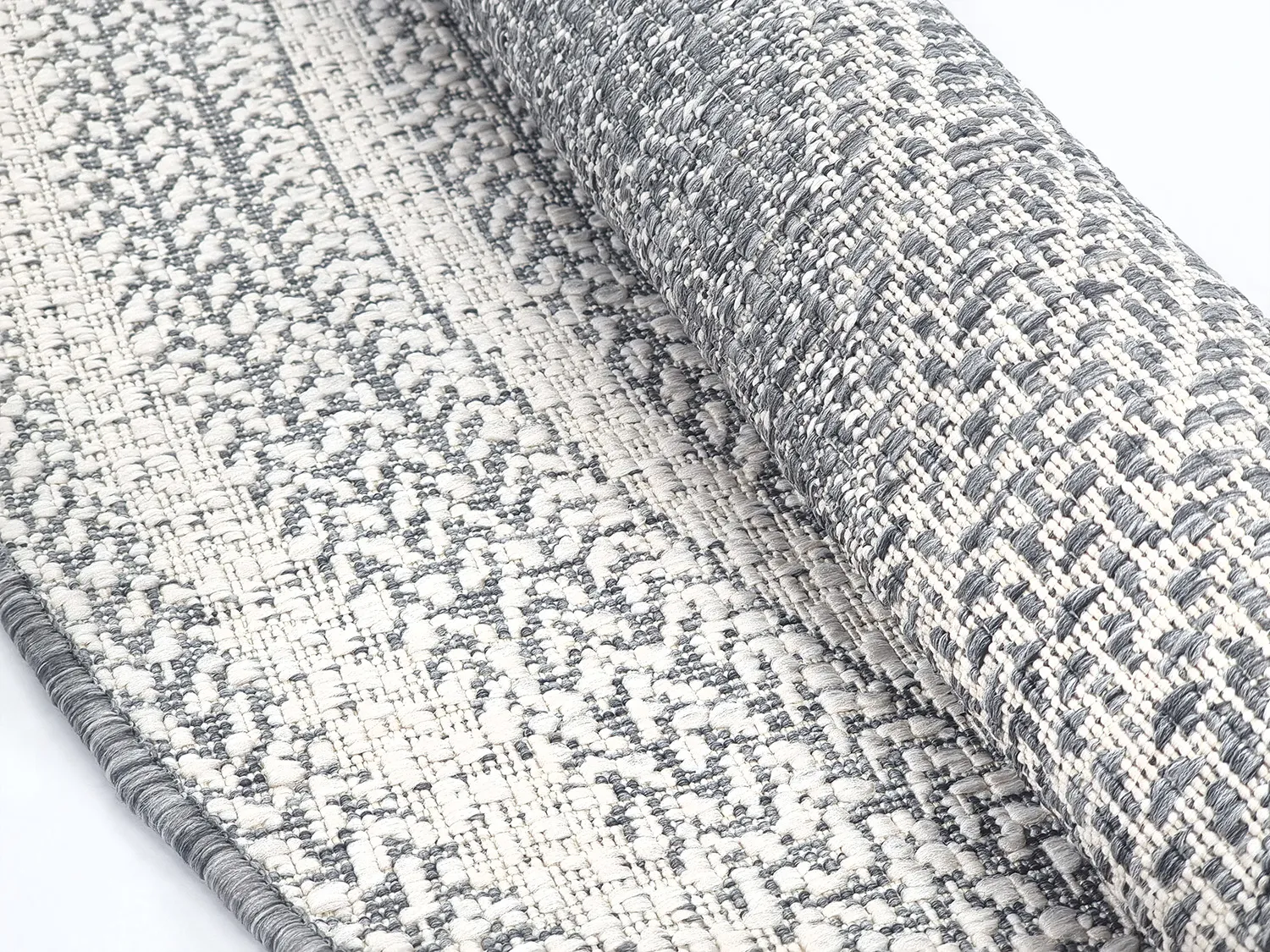 Alfombras redondeadas - Indoor/Outdoor Angus (gris)