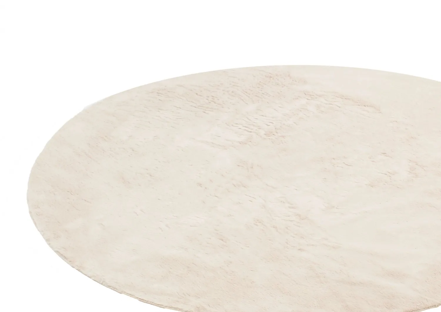Alfombras redondeadas - Aranga Super Soft Fur (beige)