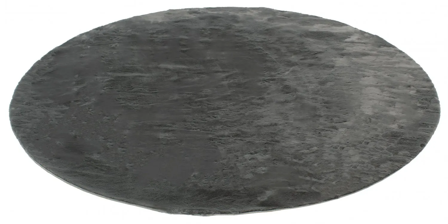 Alfombras redondeadas - Aranga Super Soft Fur (antracita)