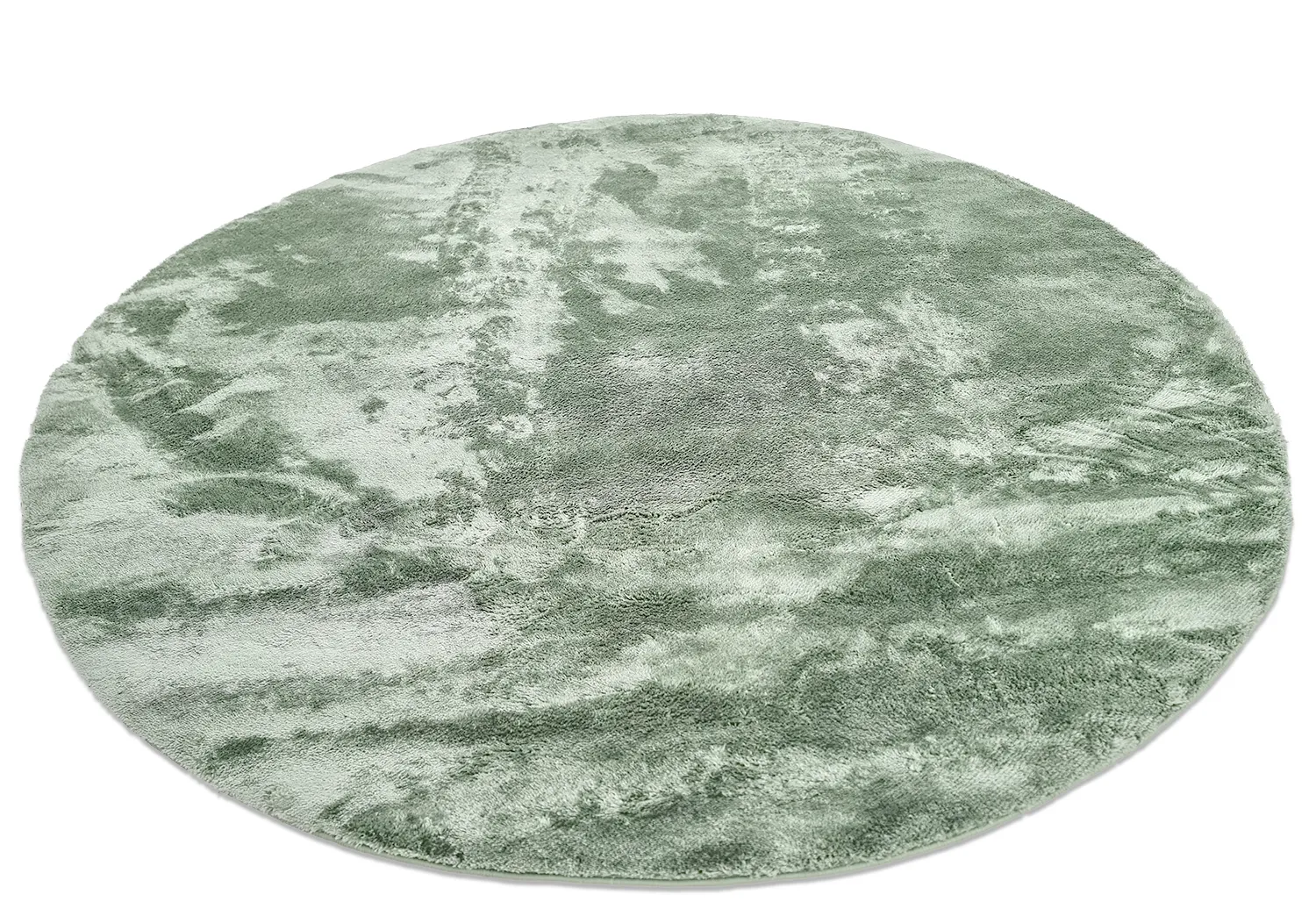 Alfombras redondeadas - Aranga Super Soft Fur (verde)