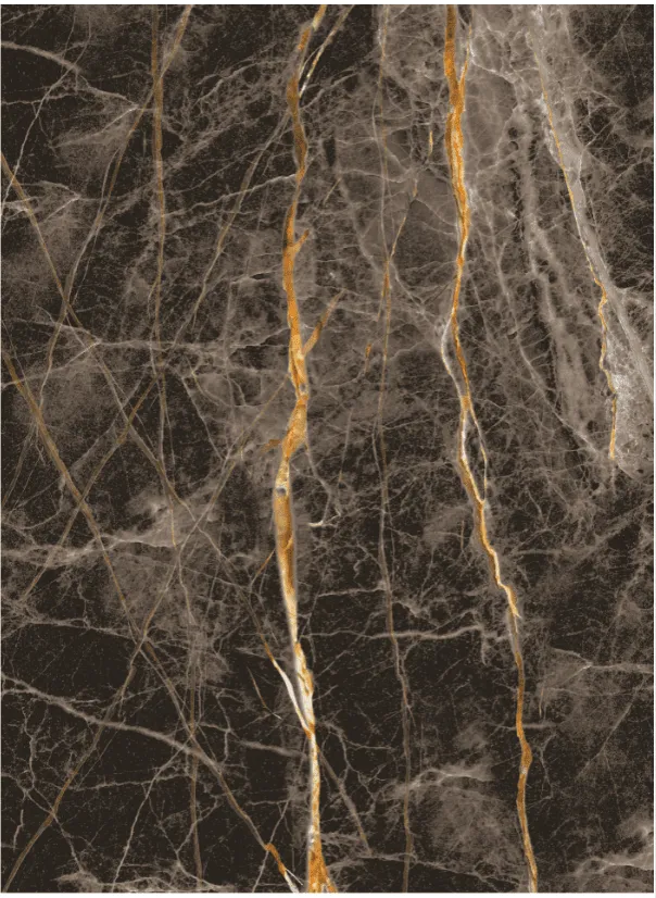 Alfombra Wilton - Aris (negro/oro)