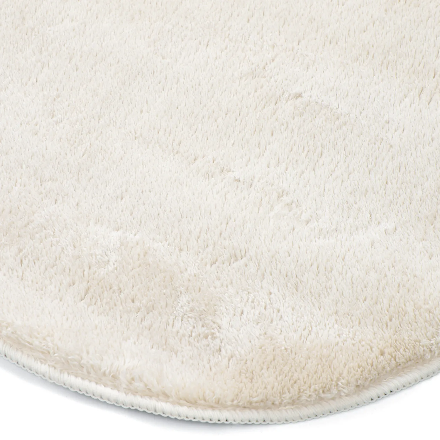 Alfombra Shaggy Ondulada Asimétrica - Aranga Super Soft Fur (beige)