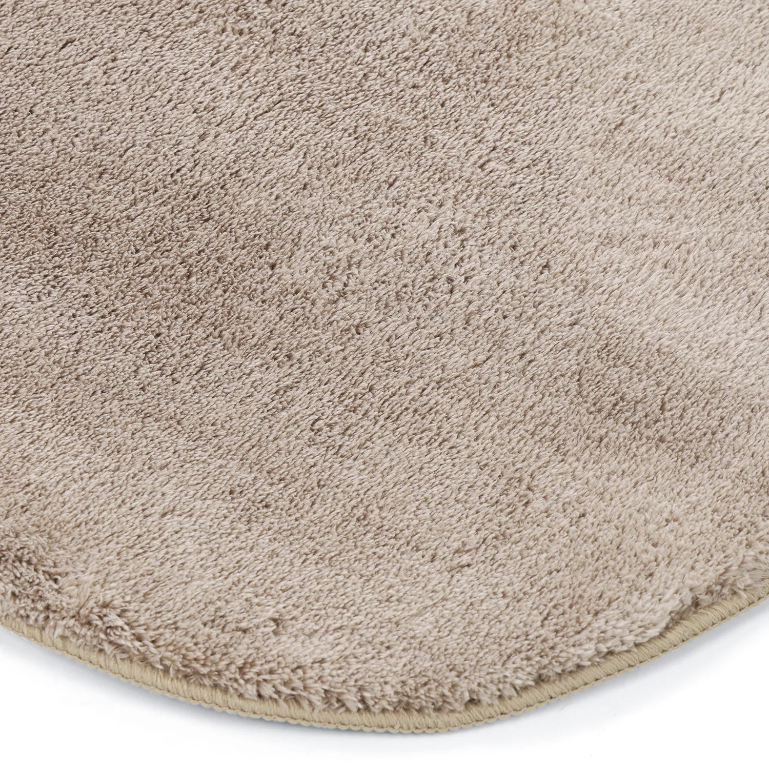 Alfombra Shaggy Ondulada Asimétrica - Aranga Super Soft Fur (marrón)