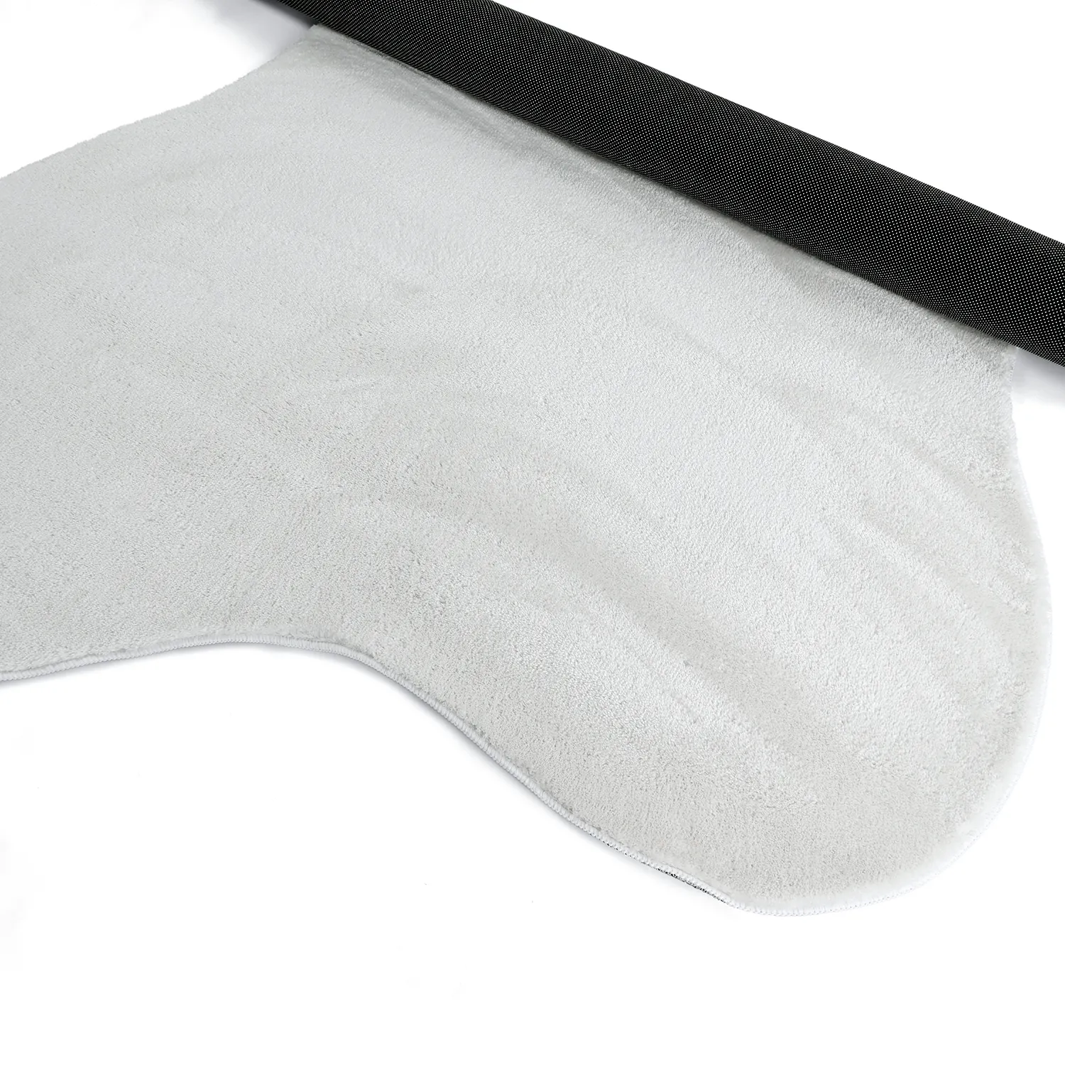 Alfombra Shaggy Ondulada Asimétrica - Aranga Super Soft Fur (blanco)