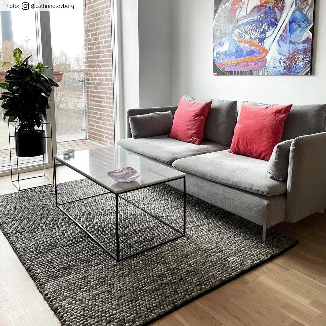 Alfombra de Lana - Avafors Wool Bubble (gris)