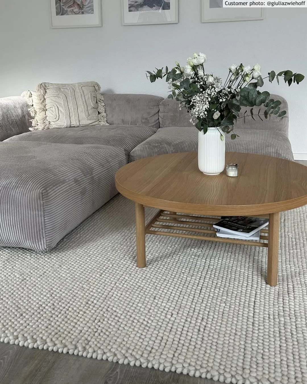 Alfombra de Lana - Avafors Wool Bubble (beige)