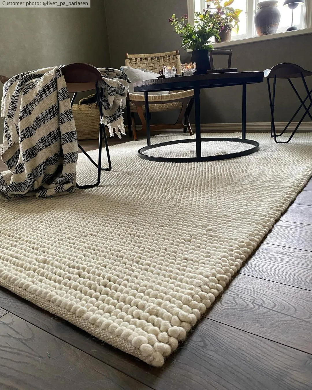 Alfombra de Lana - Avafors Wool Bubble (beige)