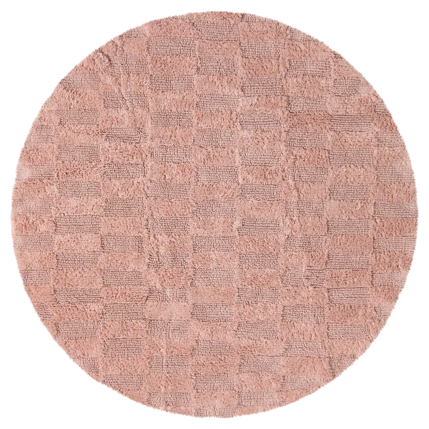 Alfombra de baño redonda - Bevin (rosa)