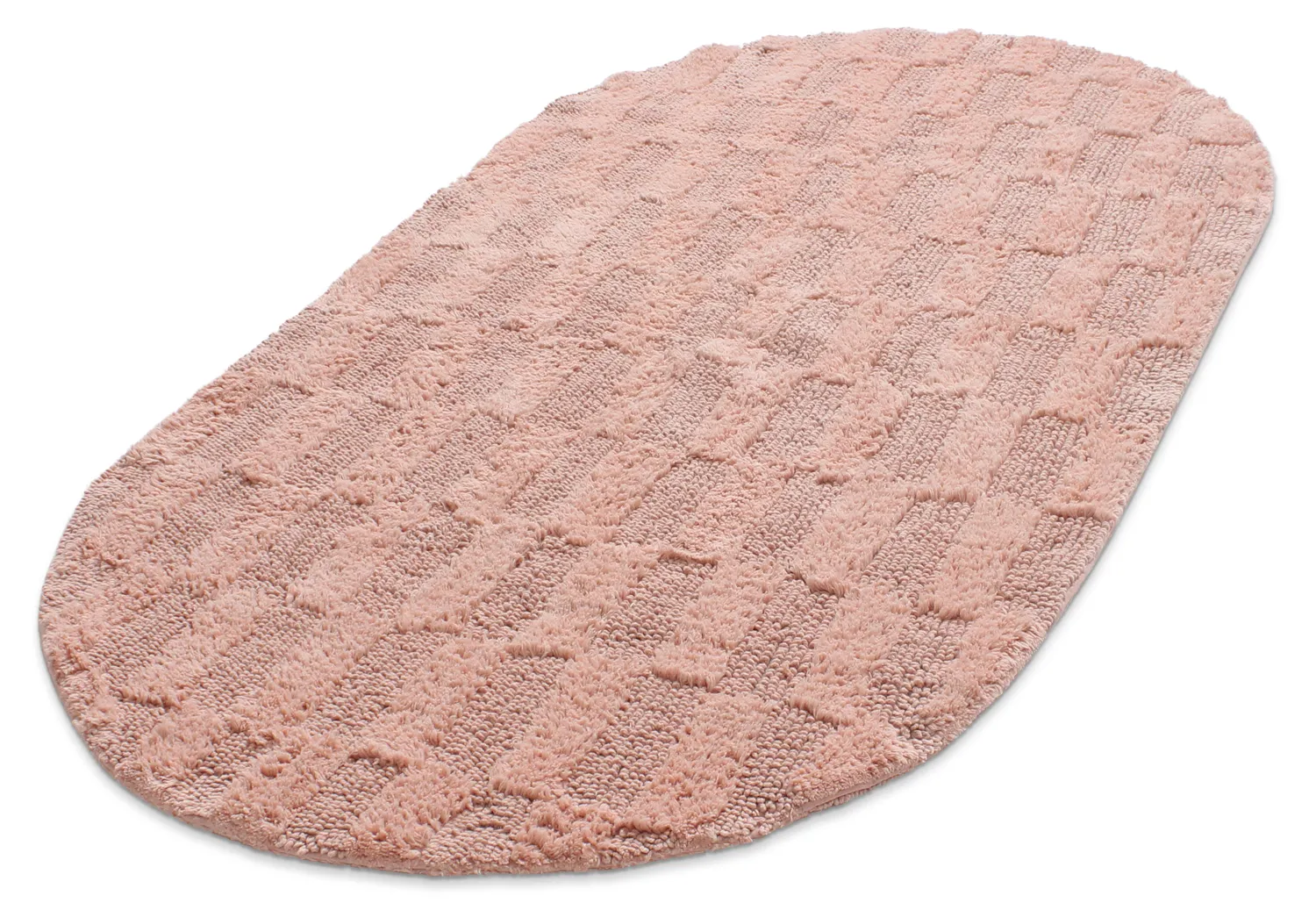 Alfombra de baño ovalada - Bevin (rosa)