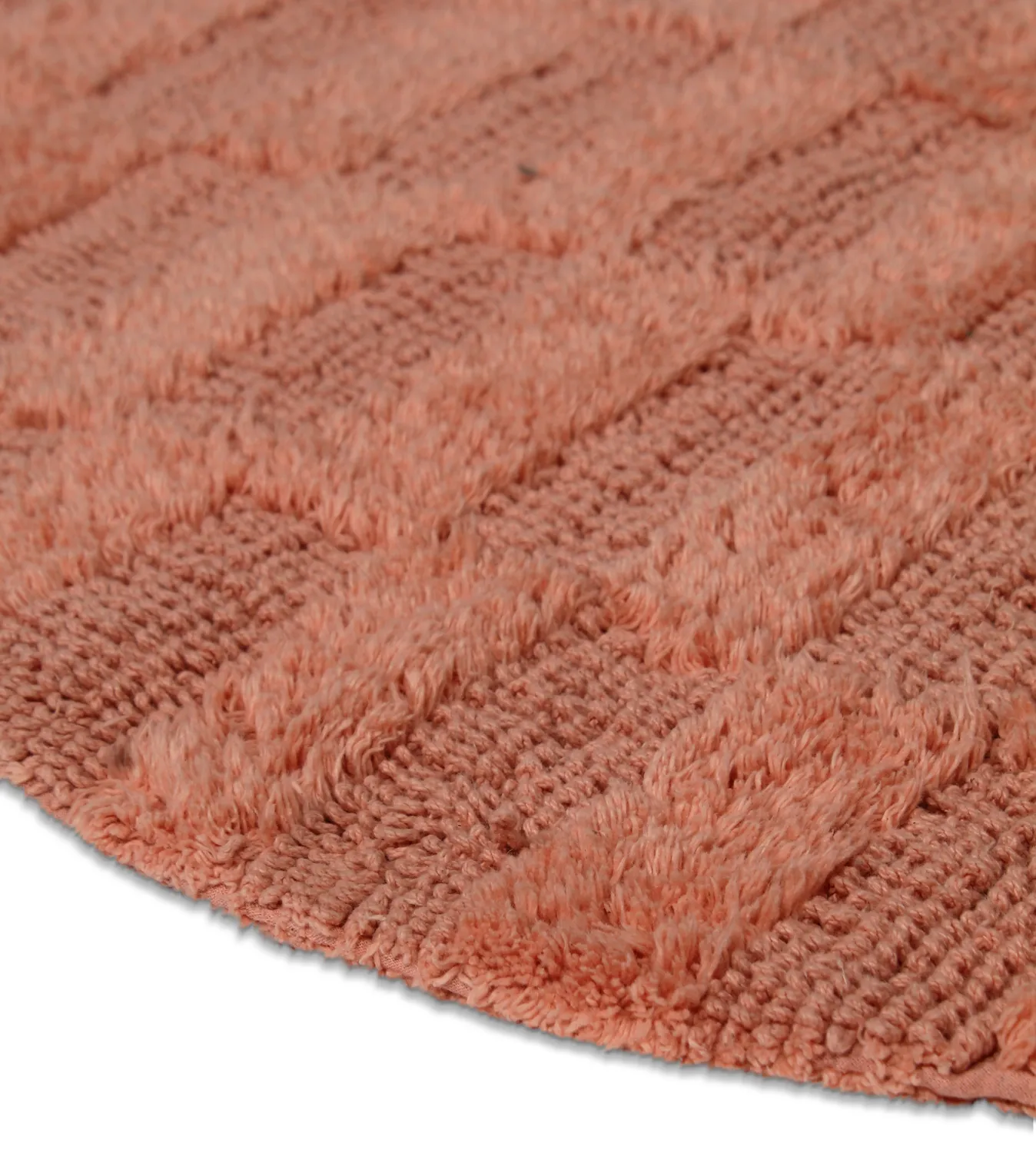 Alfombra de baño ovalada - Bevin (terracota)