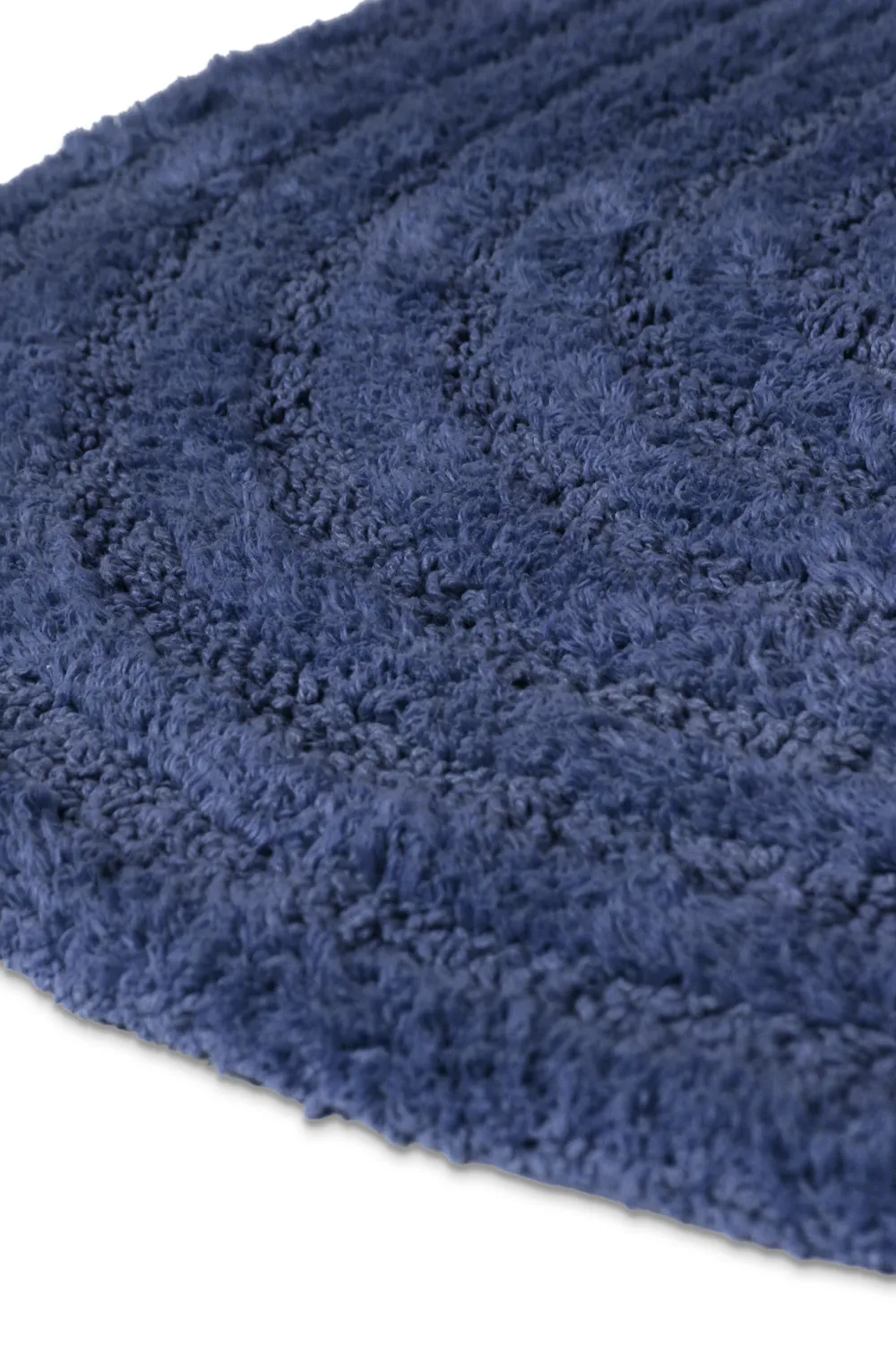 Alfombra de baño ovalada - Embla (azul)