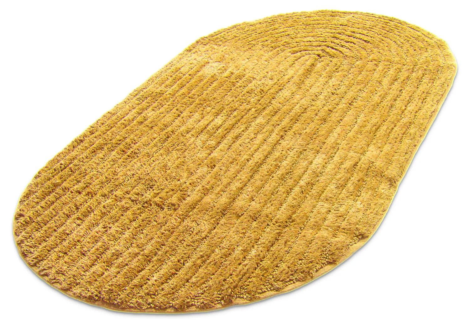 Alfombra de baño ovalada - Evena (amarillo)