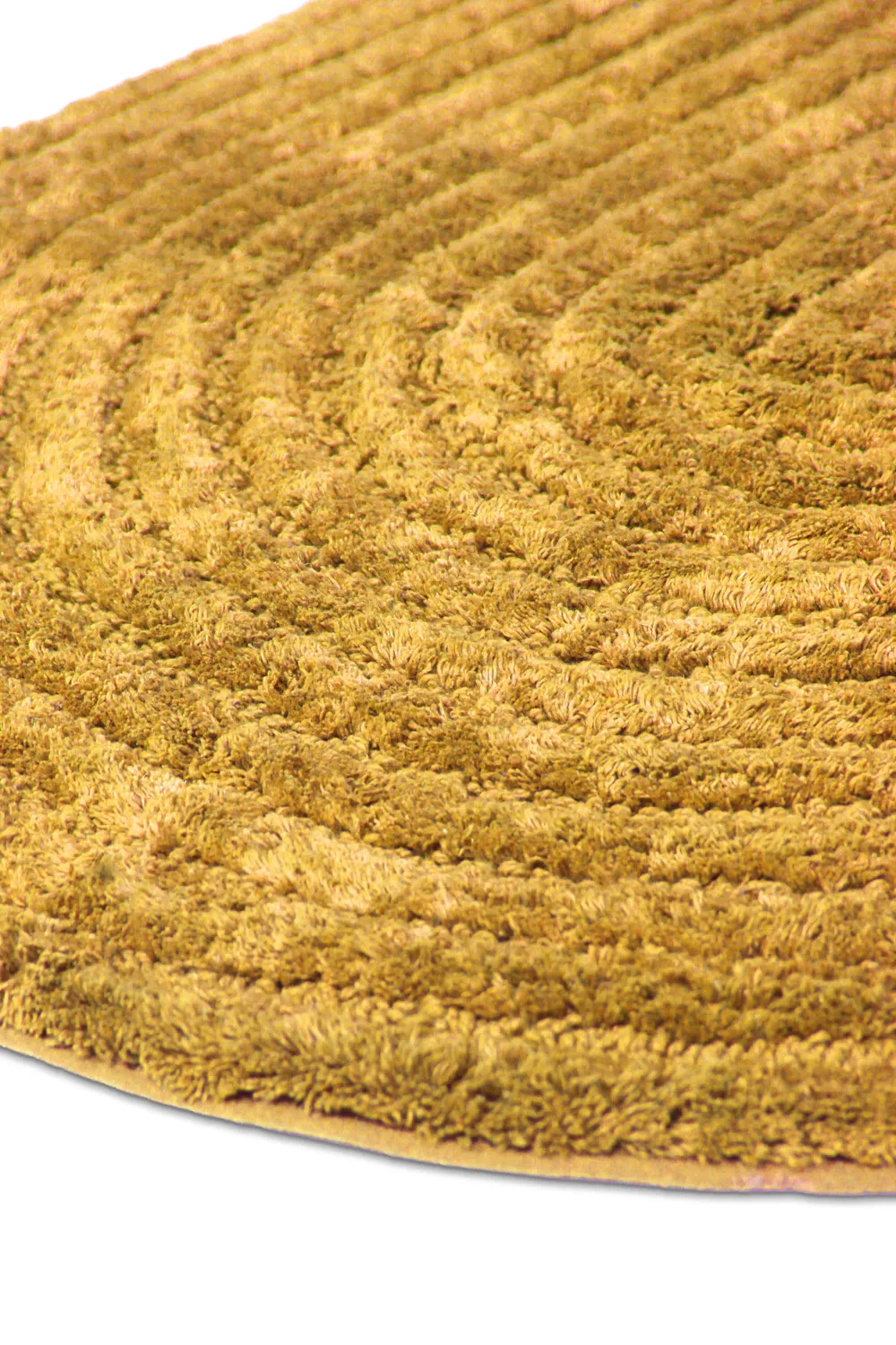 Alfombra de baño ovalada - Evena (amarillo)