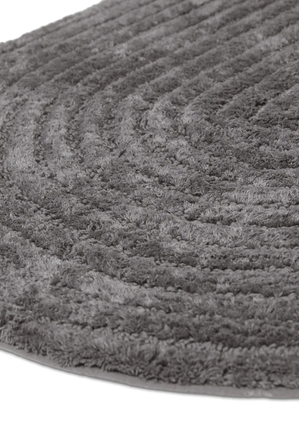 Alfombra de baño ovalada - Evena (gris oscuro)
