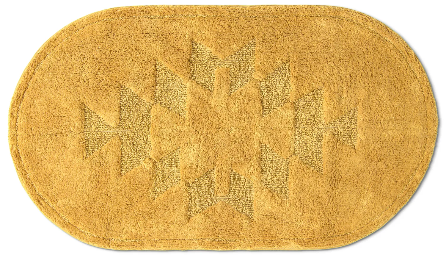 Alfombra de baño ovalada - Gertie (amarillo)