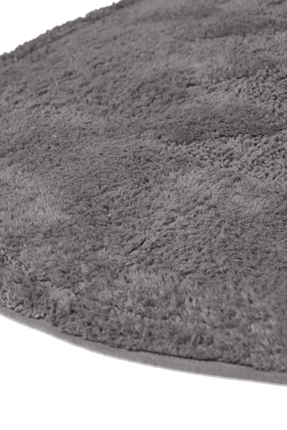 Alfombra de baño ovalada - Gertie (gris oscuro)