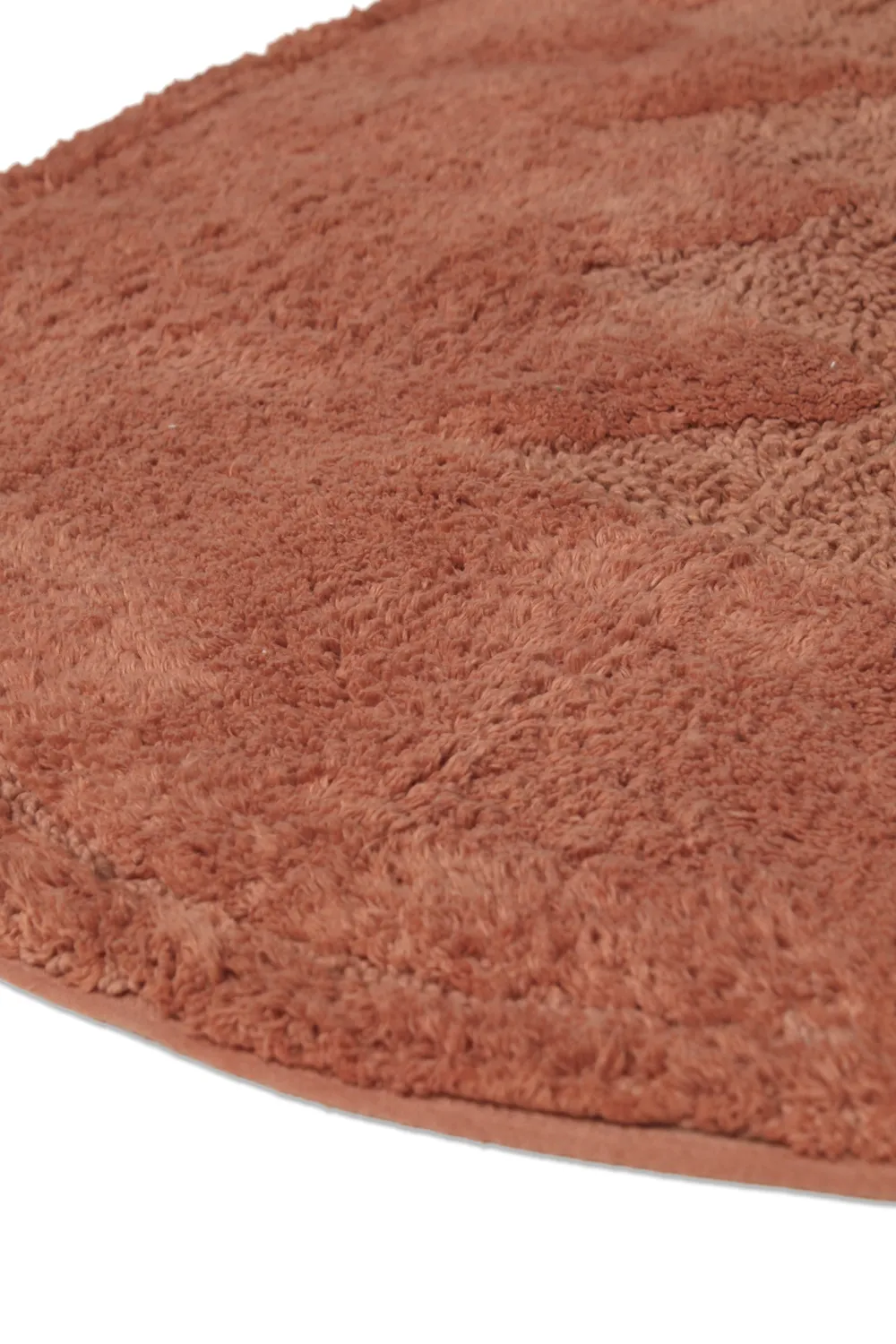 Alfombra de baño ovalada - Gertie (terracota)