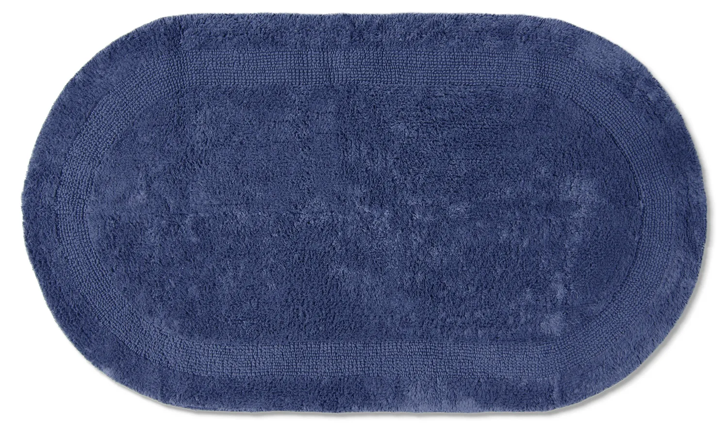 Alfombra de baño ovalada - Nila (azul)