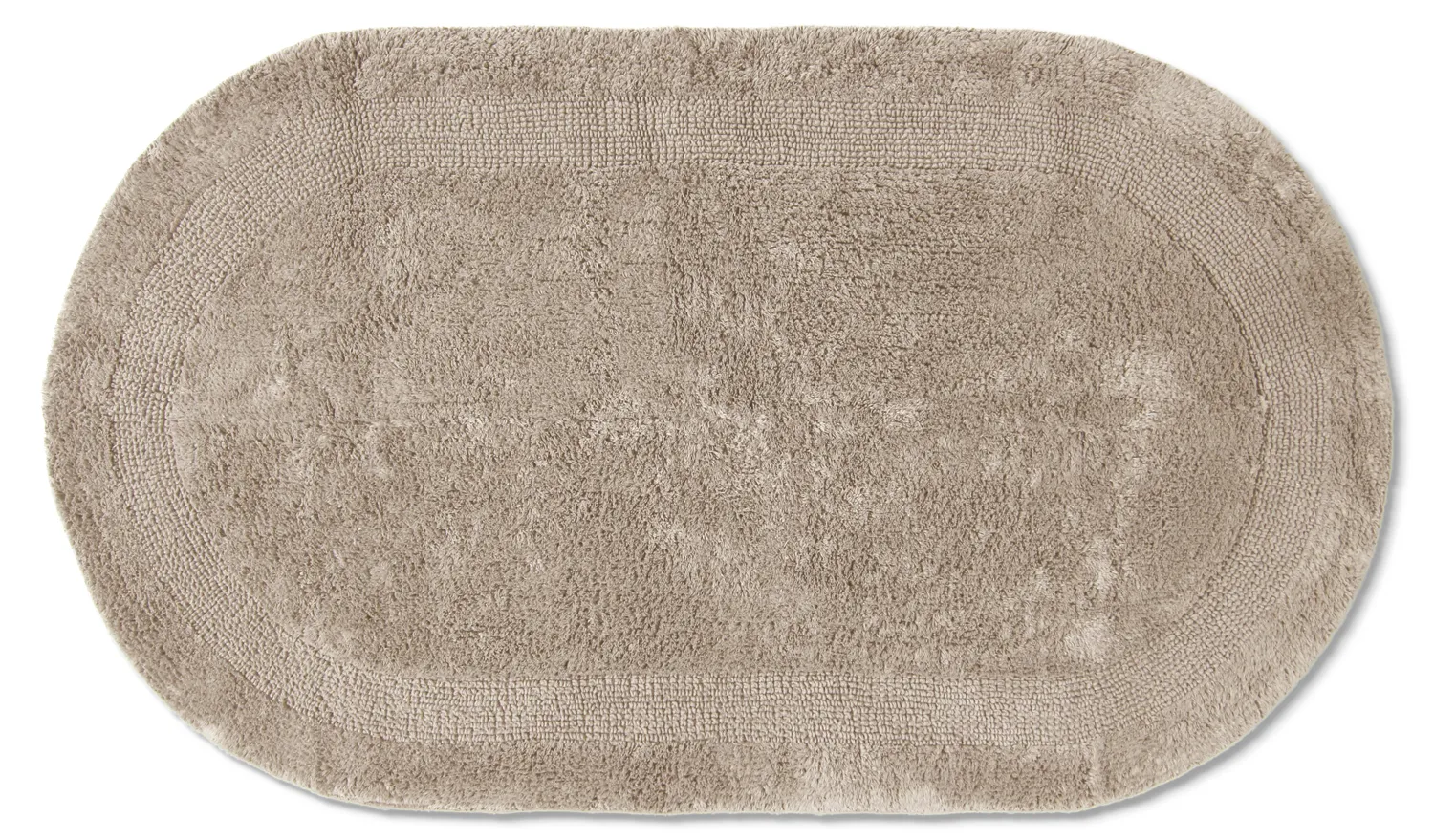 Alfombra de baño ovalada - Nila (beige)