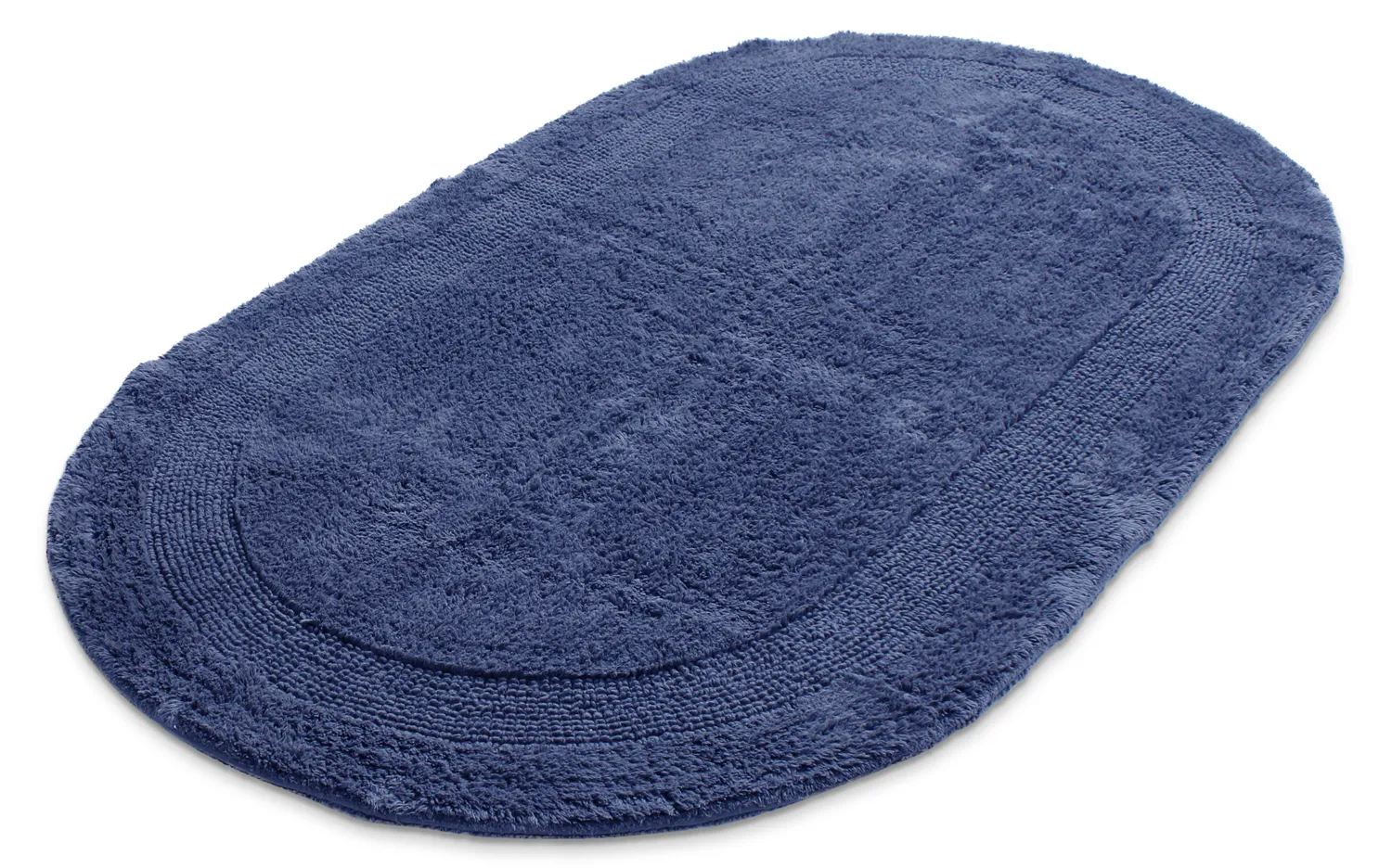 Alfombra de baño ovalada - Nila (azul)