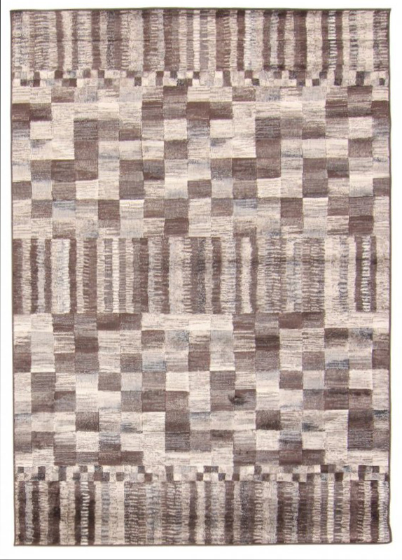 Alfombra Wilton - Baghlan (marrón-gris)