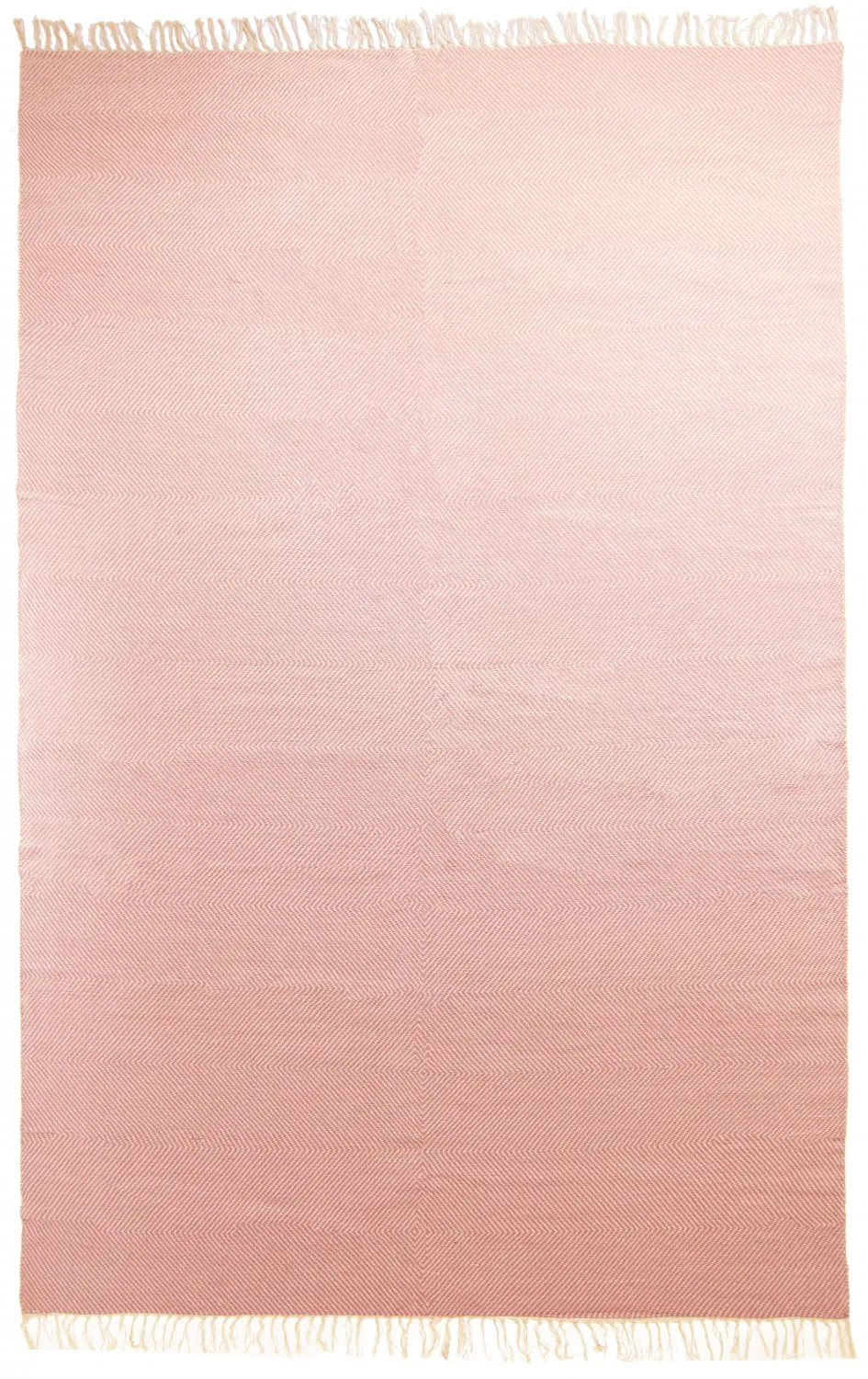 Alfombra de algodón - Barela (beige/rosa)