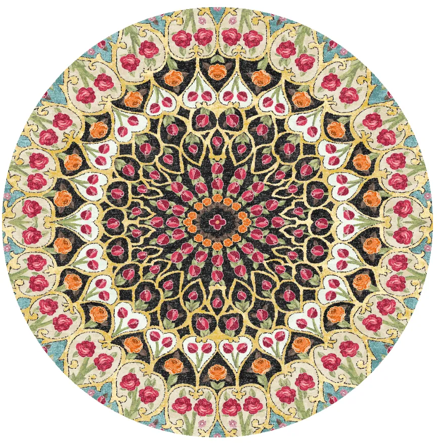 Alfombras redondeadas - Barete (multicolor)