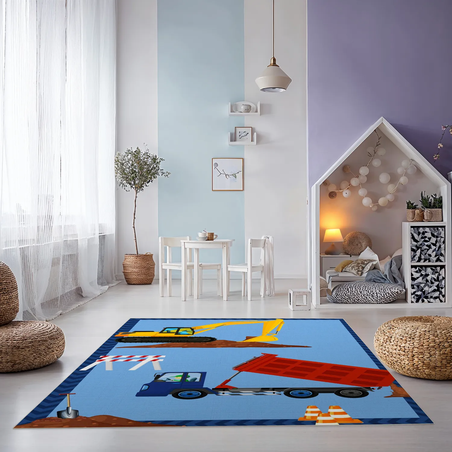 Alfombra infantil - Building Site