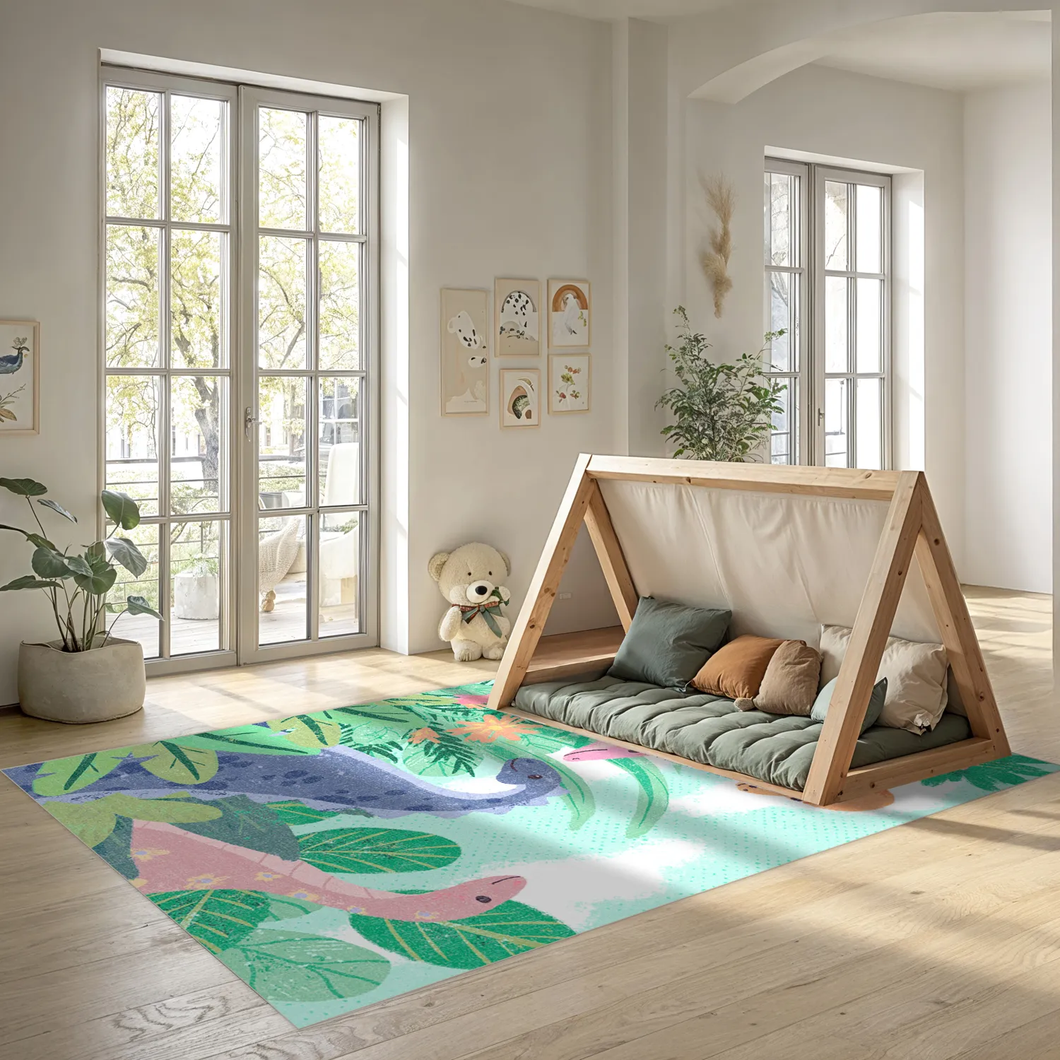 Alfombra infantil - Dino Friends (multi)