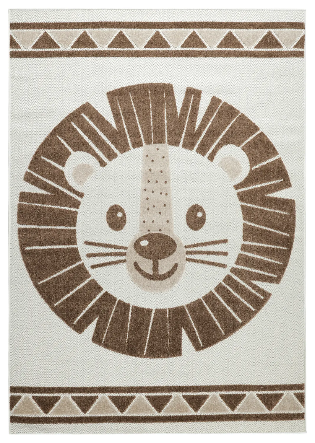 Alfombra Infantil - Kind Lion (crema/marrón)