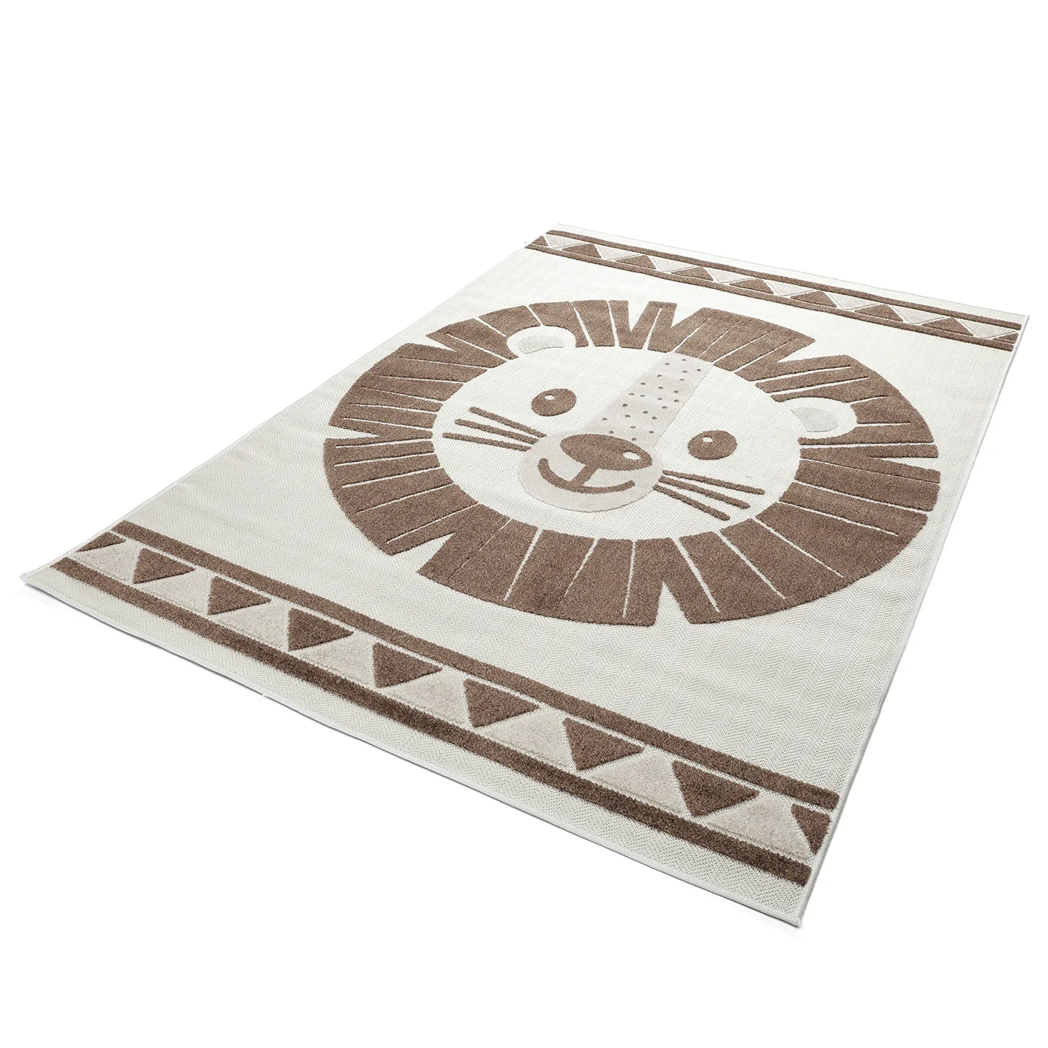 Alfombra Infantil - Kind Lion (crema/marrón)