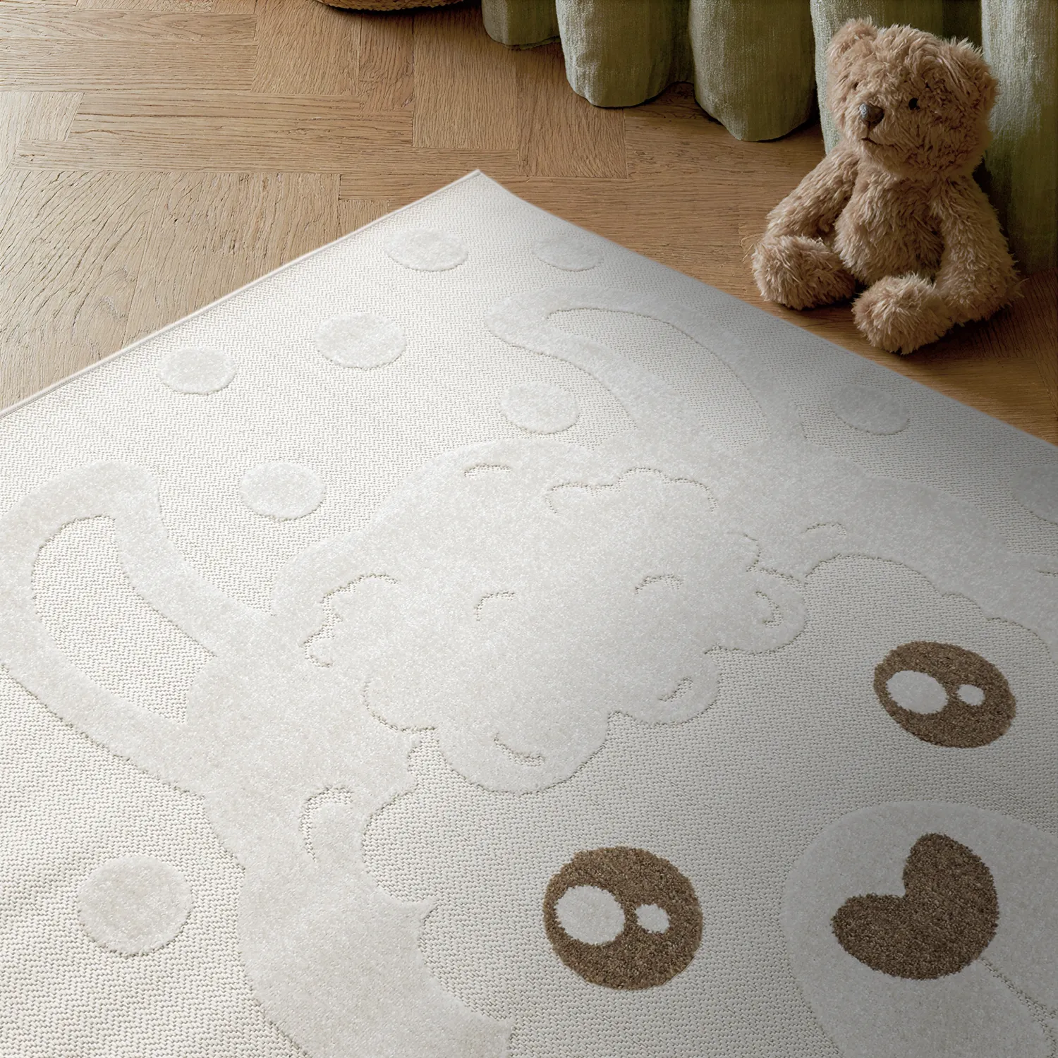 Alfombra Infantil - Kind Llama (crema)