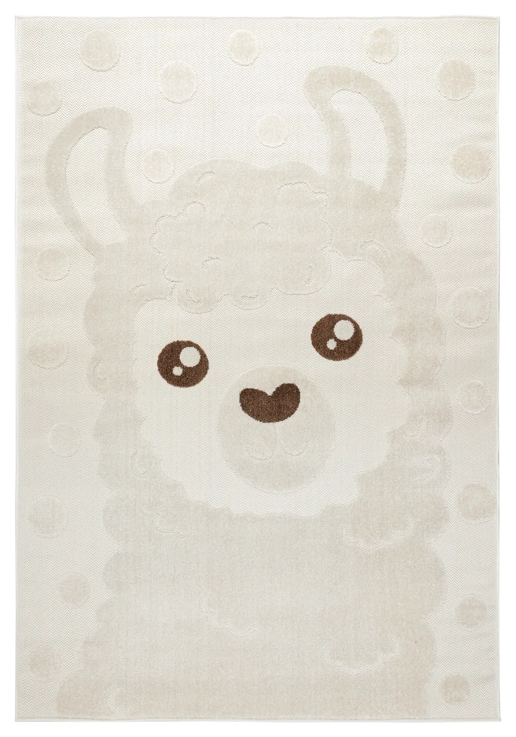 Alfombra Infantil - Kind Llama (crema)