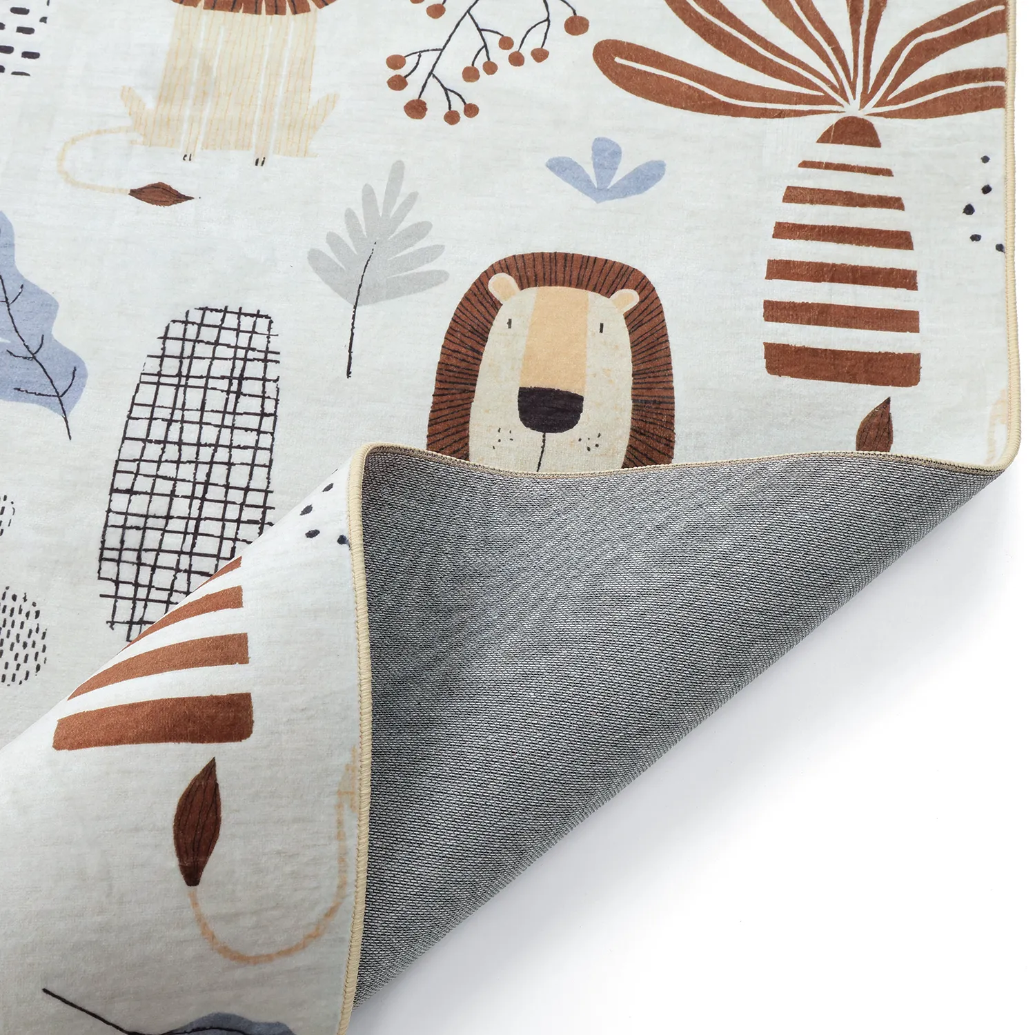 Alfombra infantil - Lion Friends (beige)