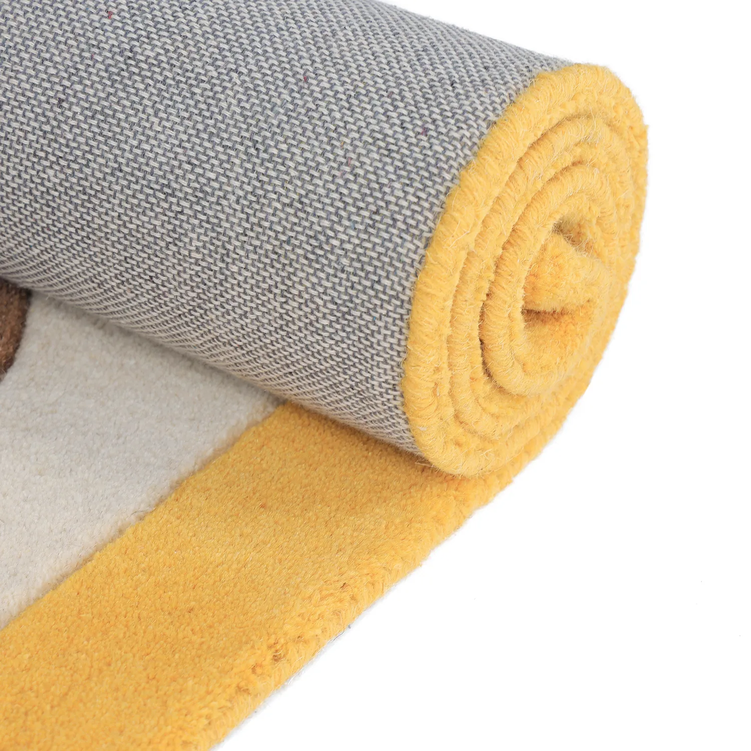 Alfombra Infantil - Lion Hand Tufted Wool Premium (beige/multicolor)