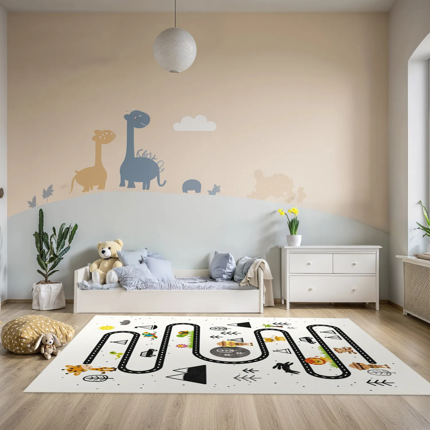 Alfombra infantil - Safari road