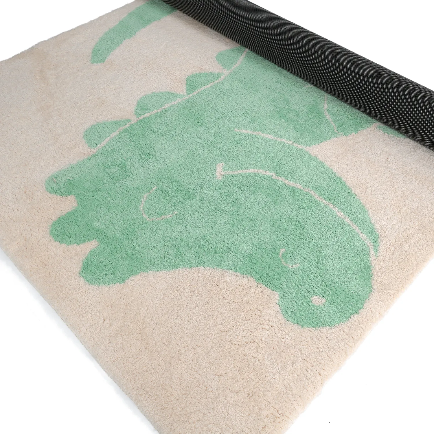 Alfombra Infantil - Soft Crocodile (crema/verde)