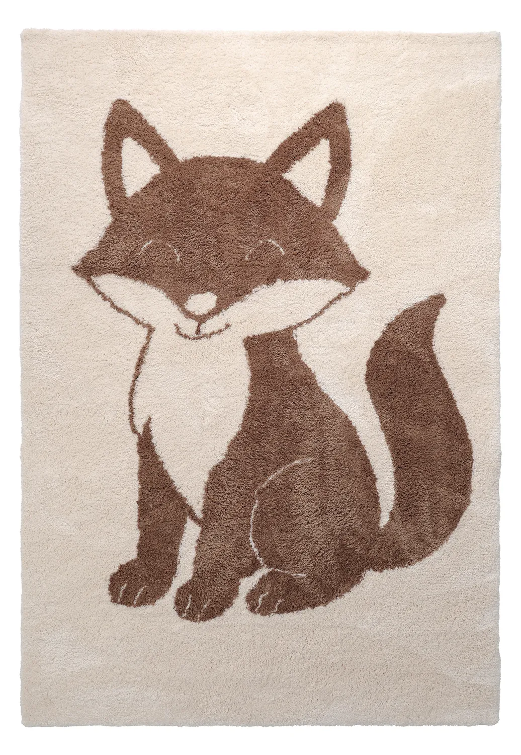 Alfombra Infantil - Soft Fox (crema/marrón)