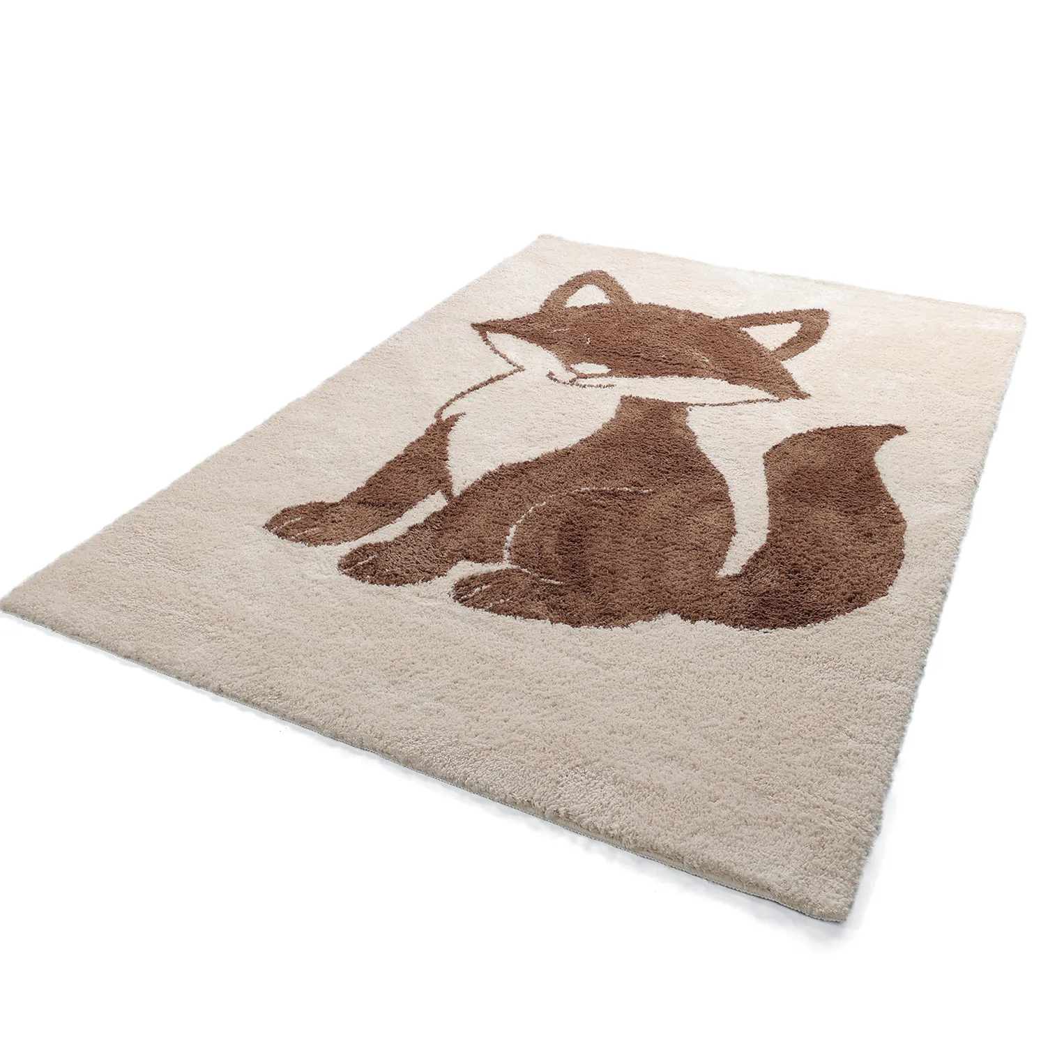 Alfombra Infantil - Soft Fox (crema/marrón)
